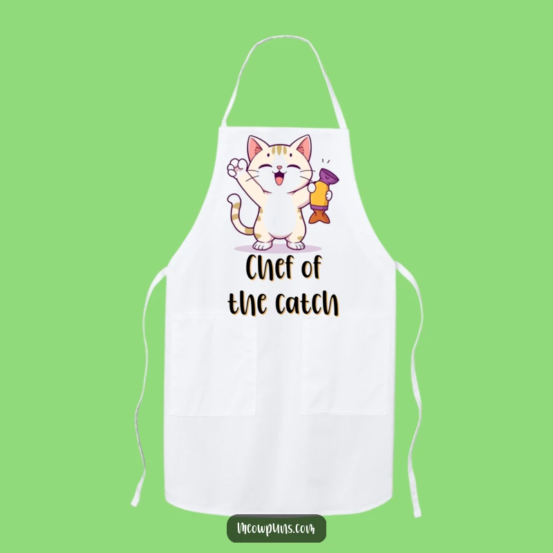 Funny Cat Toy Victor Apron - Kitchen Triumph Gift!