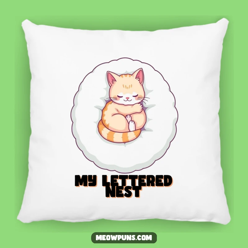 Funny Cozy Cat Pillow: Cuddle Up with Ultimate Comfort and Feline Contentment