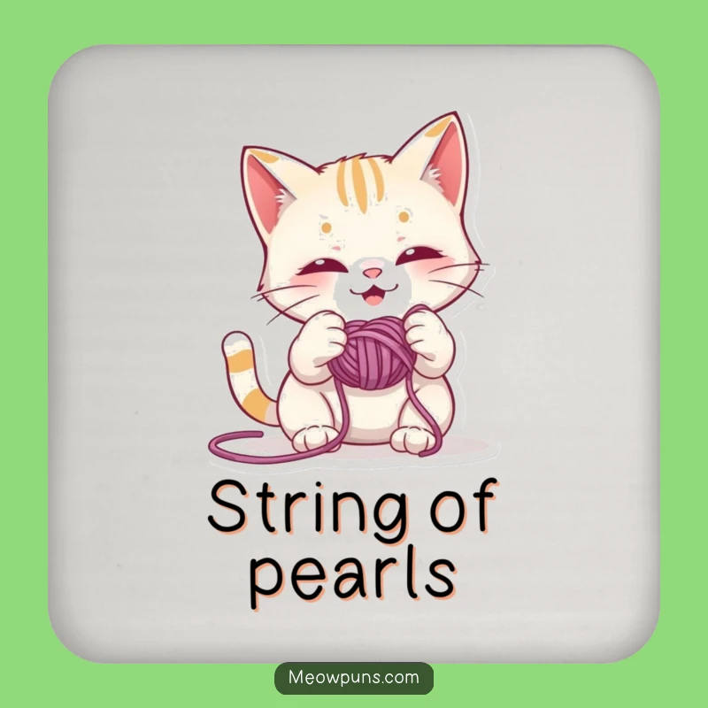 Funny Mischievous Cat Coaster - Protect Surfaces with Playful Charm