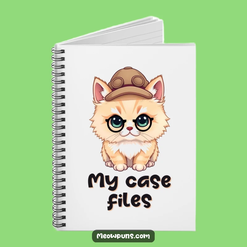 Funny Cat Detective Notebook: Jot Down Your Deductions in This Hilarious Journal