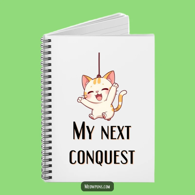 Funny Cat Pounce Notebook: Playful Kitty Journal, Exciting Cat Lover Funny Gift