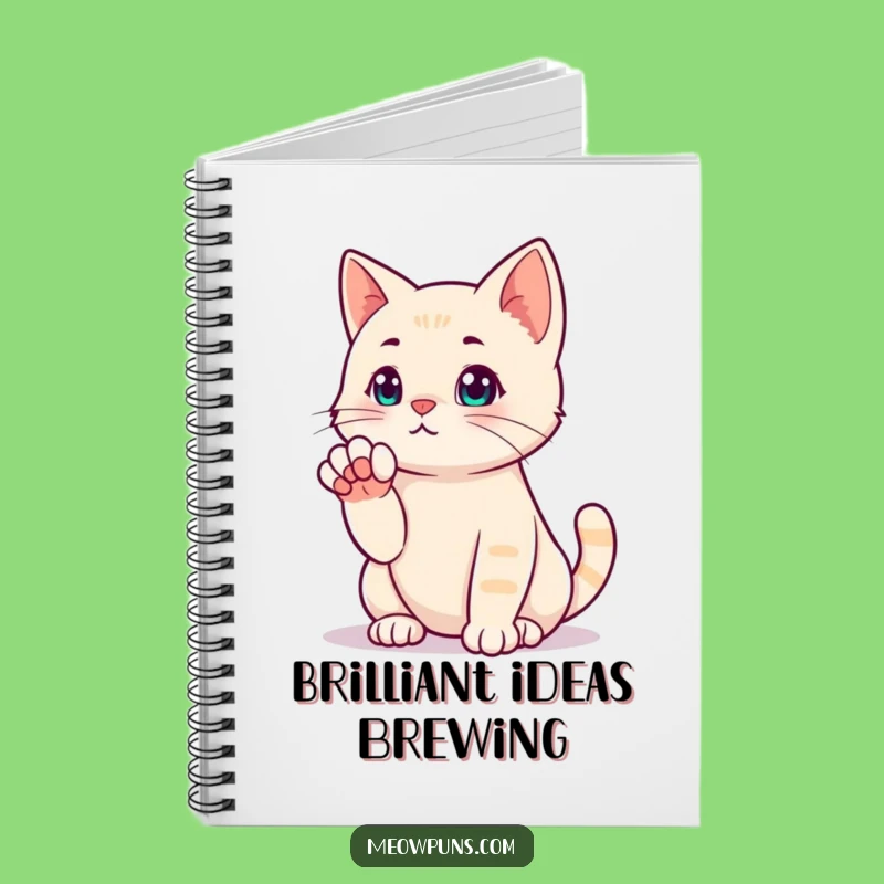 Funny Cat Thinking Pose Notebook: Jot Down Your Profound Thoughts
