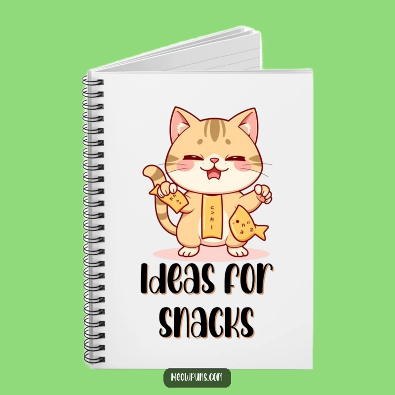 Funny Juggling Cat Notebook: Jot Down Ideas with Comical Feline Flair