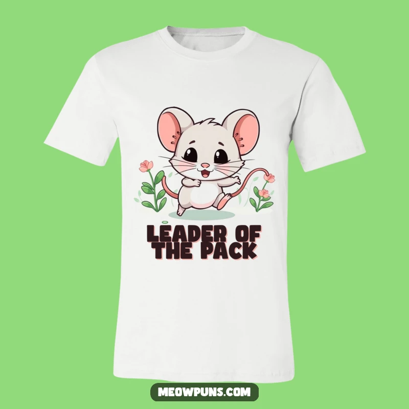 Funny Catnip Mouse T-Shirt: Playful Chase Design for Cat Lovers' Gift