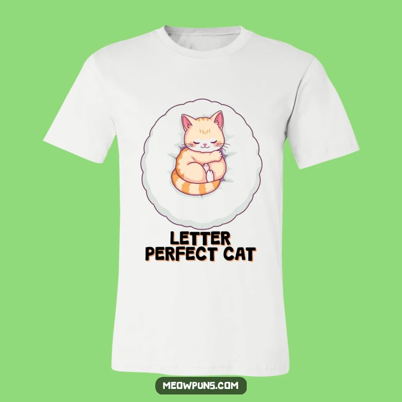 Funny Cozy Cat T-Shirt: Wear Your Love for Plush Comfort and Feline Naps